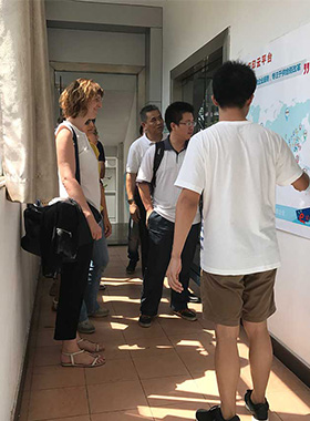 意大利費拉拉大學托馬斯教授調研團一行蒞臨常平科技園參觀調研