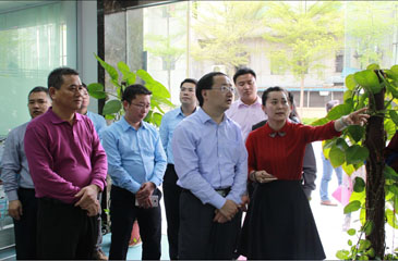 團(tuán)省委副書記張志華一行蒞臨常平科技園參觀調(diào)研