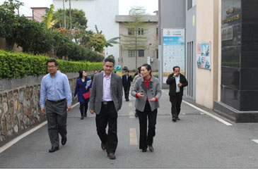 省經信委生產服務處譚處一行蒞臨常平科技園參觀指導